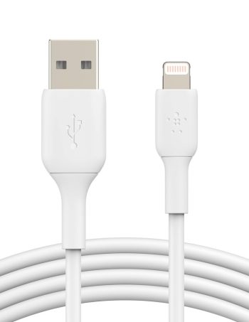 Belkin Lightning to USB-A Cable - White, 15 cm, 1 Pack
