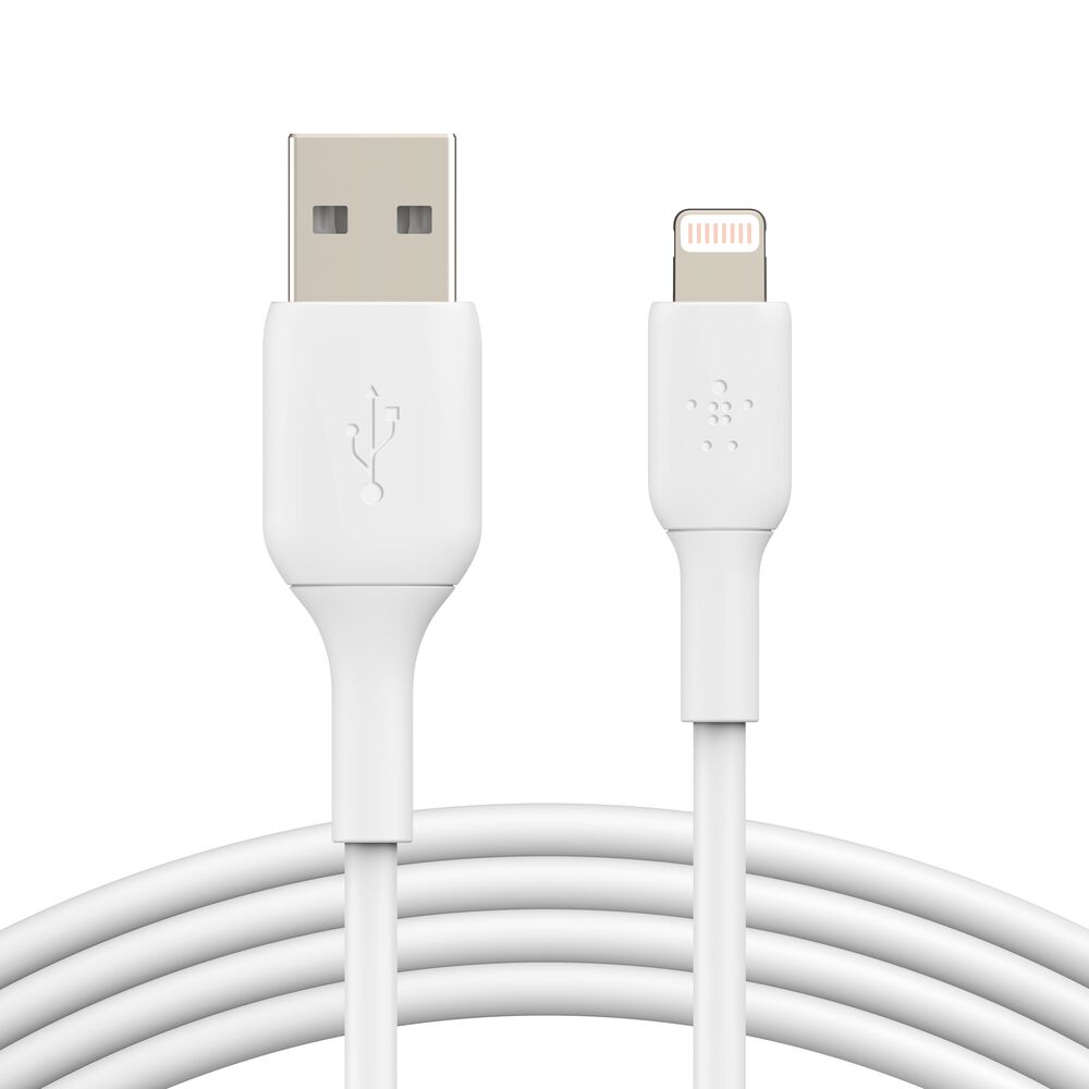 Belkin Lightning to USB-A Cable - White, 15 cm, 1 Pack