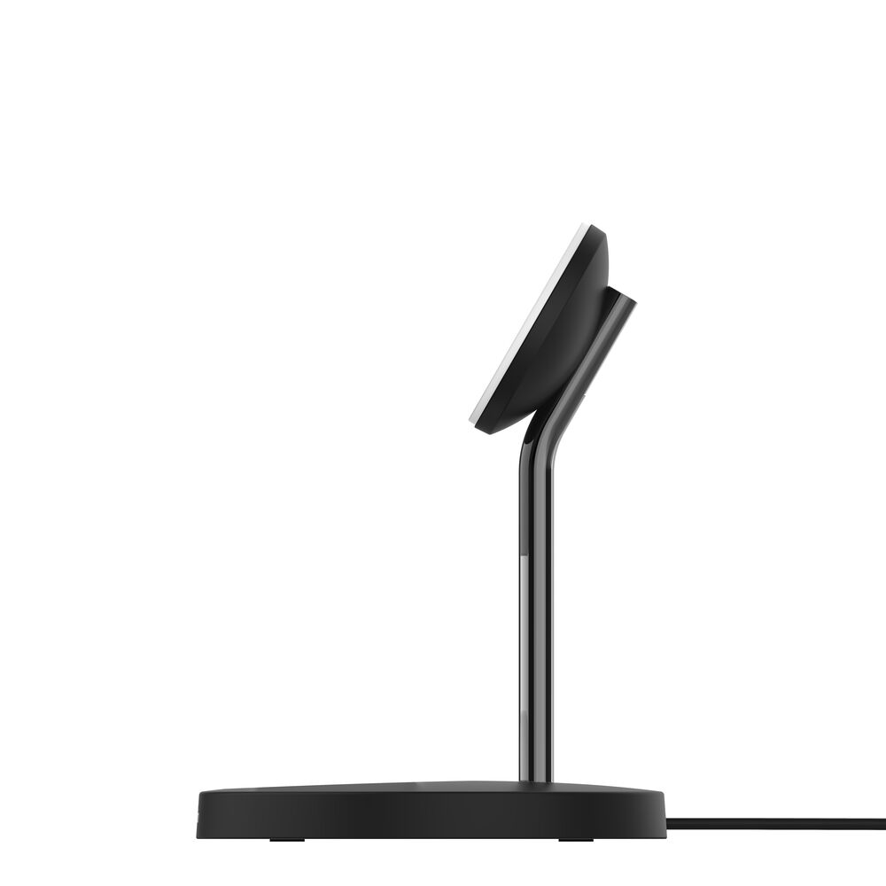 Belkin 2-in-1 Wireless Charger Stand with Official MagSafe Charging 15W (Certified Refurbished) - Black - Image 3
