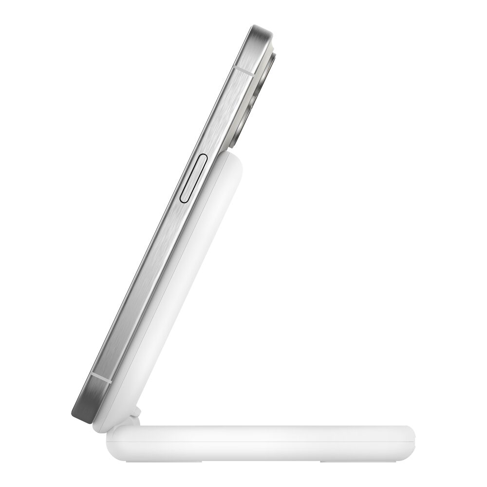 Belkin Magnetic Foldable Wireless Charger with Qi2 15W - White, Power Supply Included - Image 10