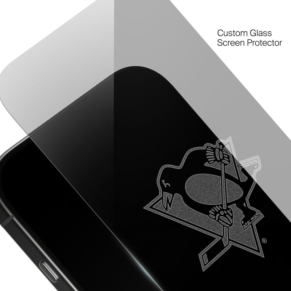 Belkin Pittsburgh Penguins Custom Glass Screen Protector - iPhone 17, Clear - Image 5