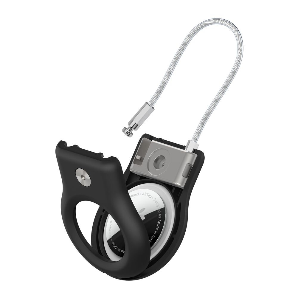 Belkin Secure Holder with Wire Cable for AirTag - Black - Image 7