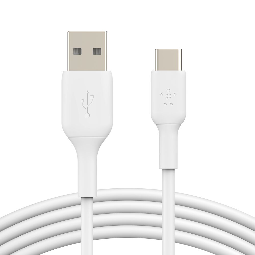 Belkin USB-C to USB-A Cable (1m / 3.3ft, White) - 3.3 ft, 1 Pack