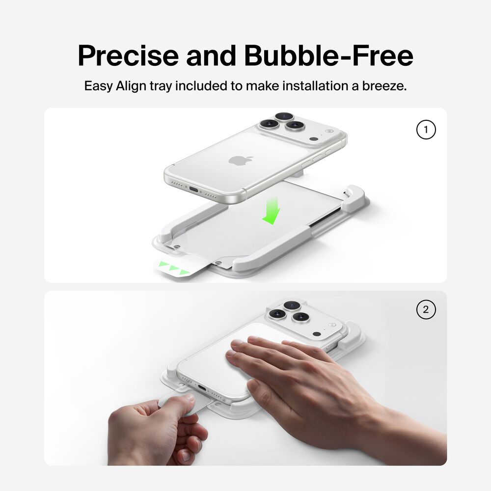 Belkin TemperedGlass Screen Protector for iPhone 17 Pro - Image 8