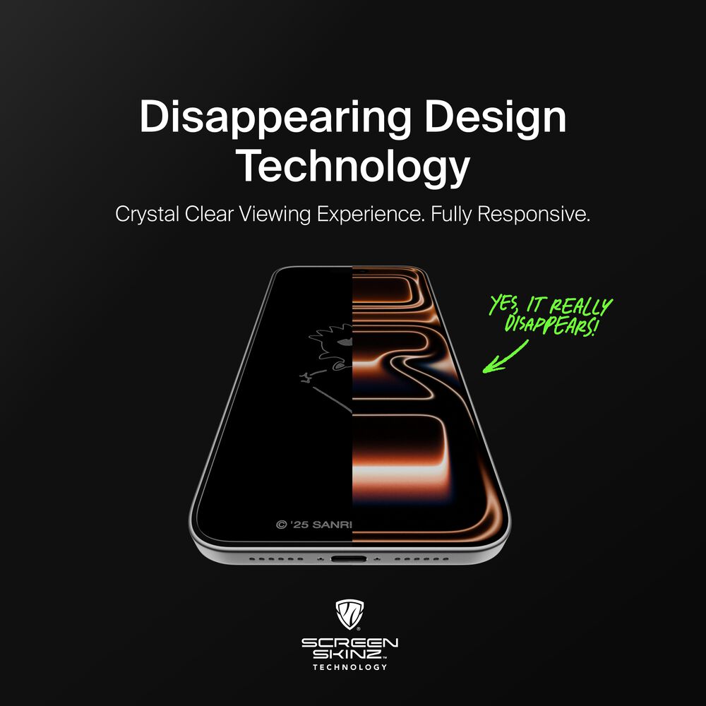 Belkin Badtz-Maru Jumping Custom Glass Screen Protector - iPhone Air, Privacy - Image 4