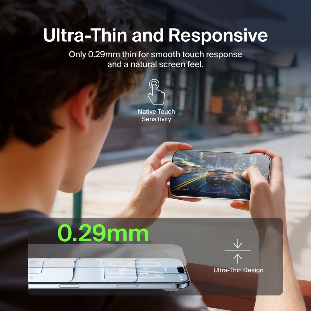 Belkin UltraGlass 2 Screen Protector for iPhone Air - Image 7