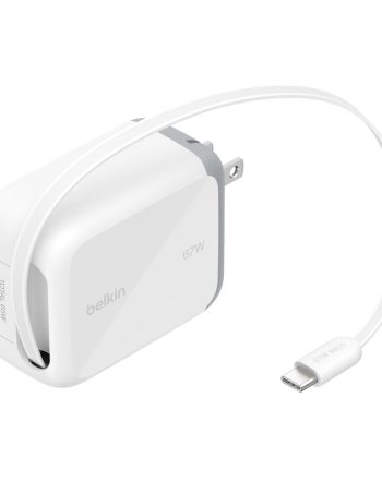 Belkin Retractable GaN Wall Charger 45W/67W