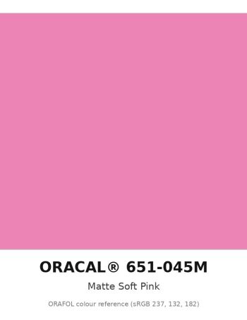 ORAFOL ORACAL 651-045M Matte Soft Pink Intermediate Vinyl