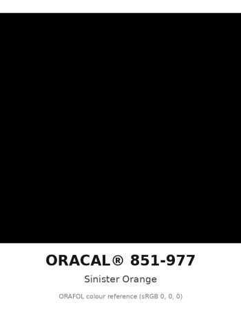 ORAFOL ORACAL 851-977 Sinister Orange Sparkling Glitter Cast Vinyl