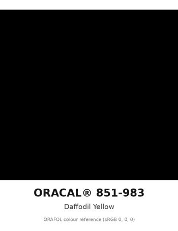 ORAFOL ORACAL 851-983 Daffodil Yellow Sparkling Glitter Cast Vinyl