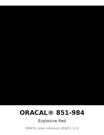 ORAFOL ORACAL 851-984 Explosive Red Sparkling Glitter Cast Vinyl