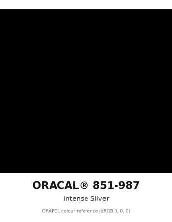 ORAFOL ORACAL 851-987 Intense Silver Sparkling Glitter Cast Vinyl