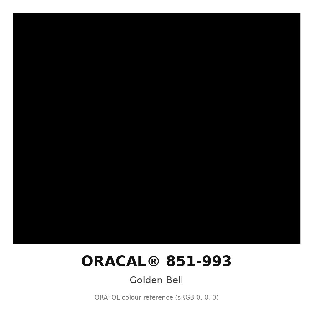 ORAFOL ORACAL 851-993 Golden Bell Sparkling Glitter Cast Vinyl