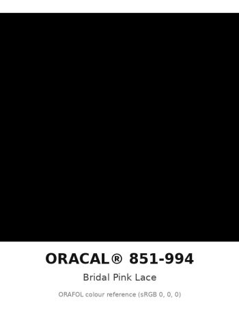 ORAFOL ORACAL 851-994 Bridal Pink Lace Sparkling Glitter Cast Vinyl