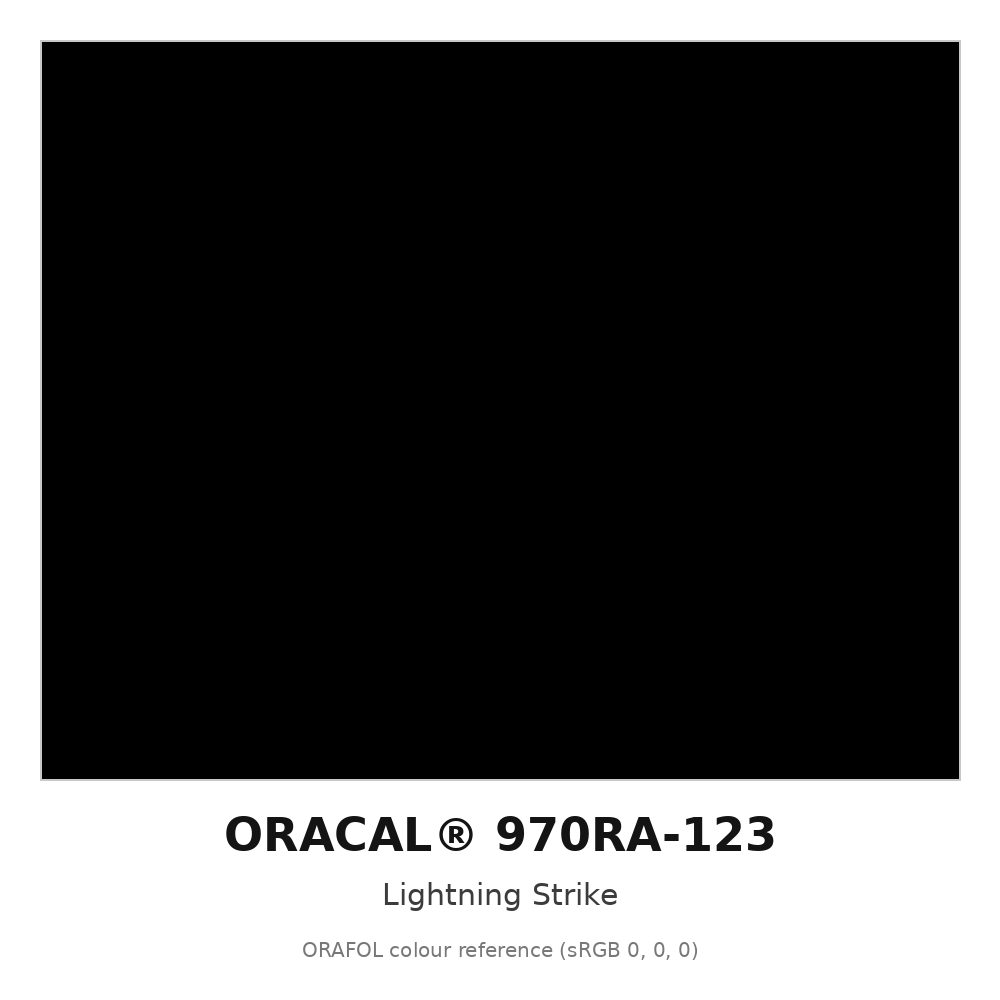 ORAFOL ORACAL 970RA-123 Lightning Strike Premium Wrapping Cast Vinyl RapidAir