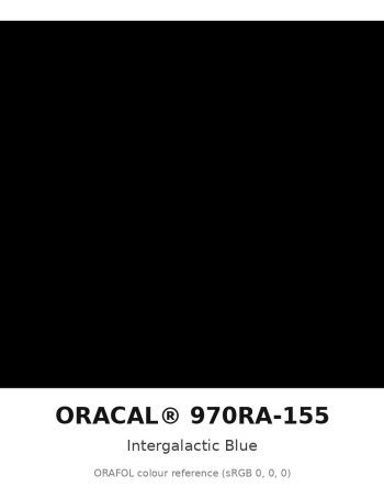 ORAFOL ORACAL 970RA-155 Intergalactic Blue Premium Wrapping Cast Vinyl RapidAir