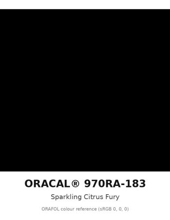 ORAFOL ORACAL 970RA-183 Sparkling Citrus Fury Premium Wrapping Cast Vinyl RapidAir