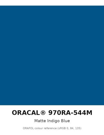 ORAFOL ORACAL 970RA-544M Matte Indigo Blue Premium Wrapping Cast Vinyl RapidAir