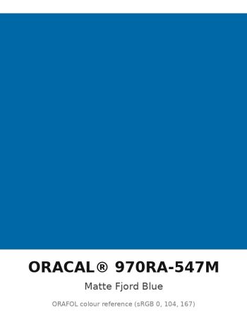 ORAFOL ORACAL 970RA-547M Matte Fjord Blue Premium Wrapping Cast Vinyl RapidAir