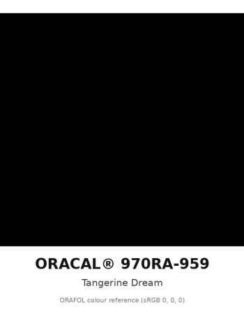 ORAFOL ORACAL 970RA-959 Tangerine Dream Premium Wrapping Cast Vinyl RapidAir