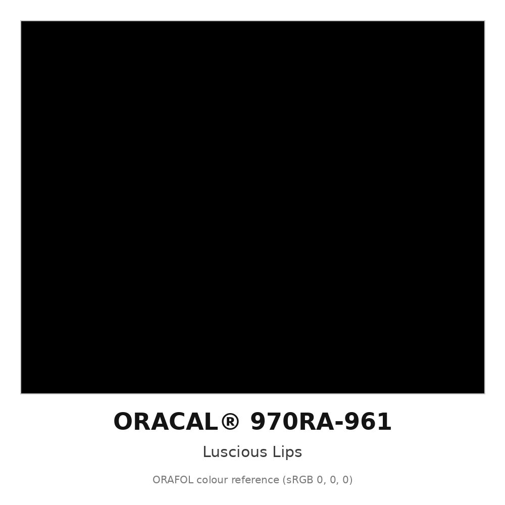 ORAFOL ORACAL 970RA-961 Luscious Lips Premium Wrapping Cast Vinyl RapidAir