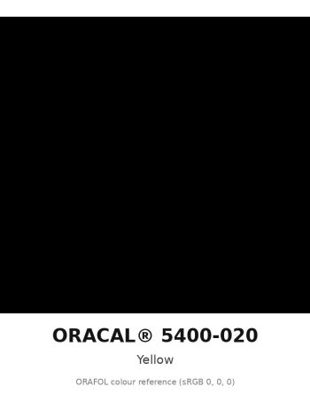 ORAFOL ORALITE 5400-020 Yellow Commercial Grade Reflective Film