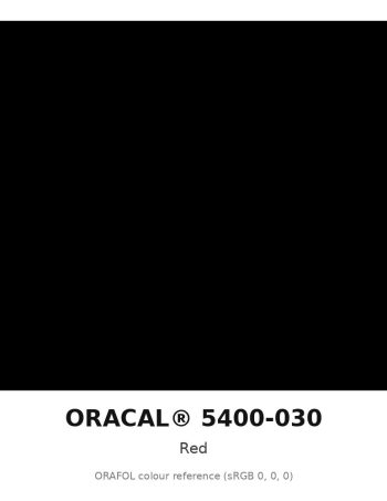 ORAFOL ORALITE 5400-030 Red Commercial Grade Reflective Film