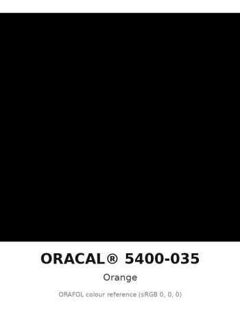 ORAFOL ORALITE 5400-035 Orange Commercial Grade Reflective Film