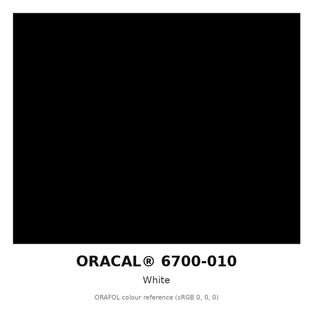 ORAFOL ORALITE 6700-010 White Engineer Grade Prismatic Reflective Film