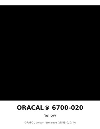 ORAFOL ORALITE 6700-020 Yellow Engineer Grade Prismatic Reflective Film
