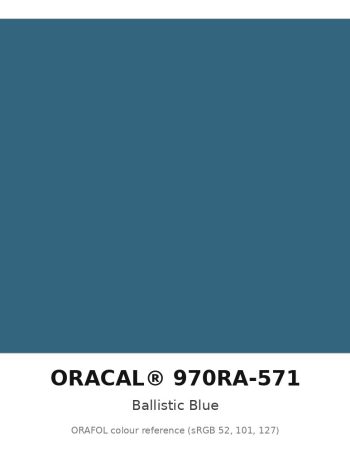 ORAFOL ORACAL 970RA-571 Ballistic Blue Premium Wrapping Cast Vinyl RapidAir
