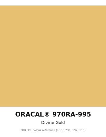 ORAFOL ORACAL 970RA-995 Divine Gold Premium Wrapping Cast Vinyl RapidAir